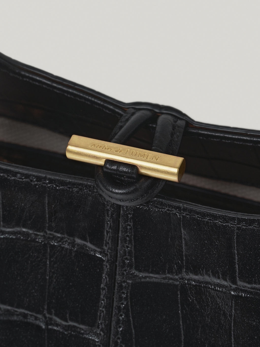 PANIER PETIT BAG (PATTERN BLACK)