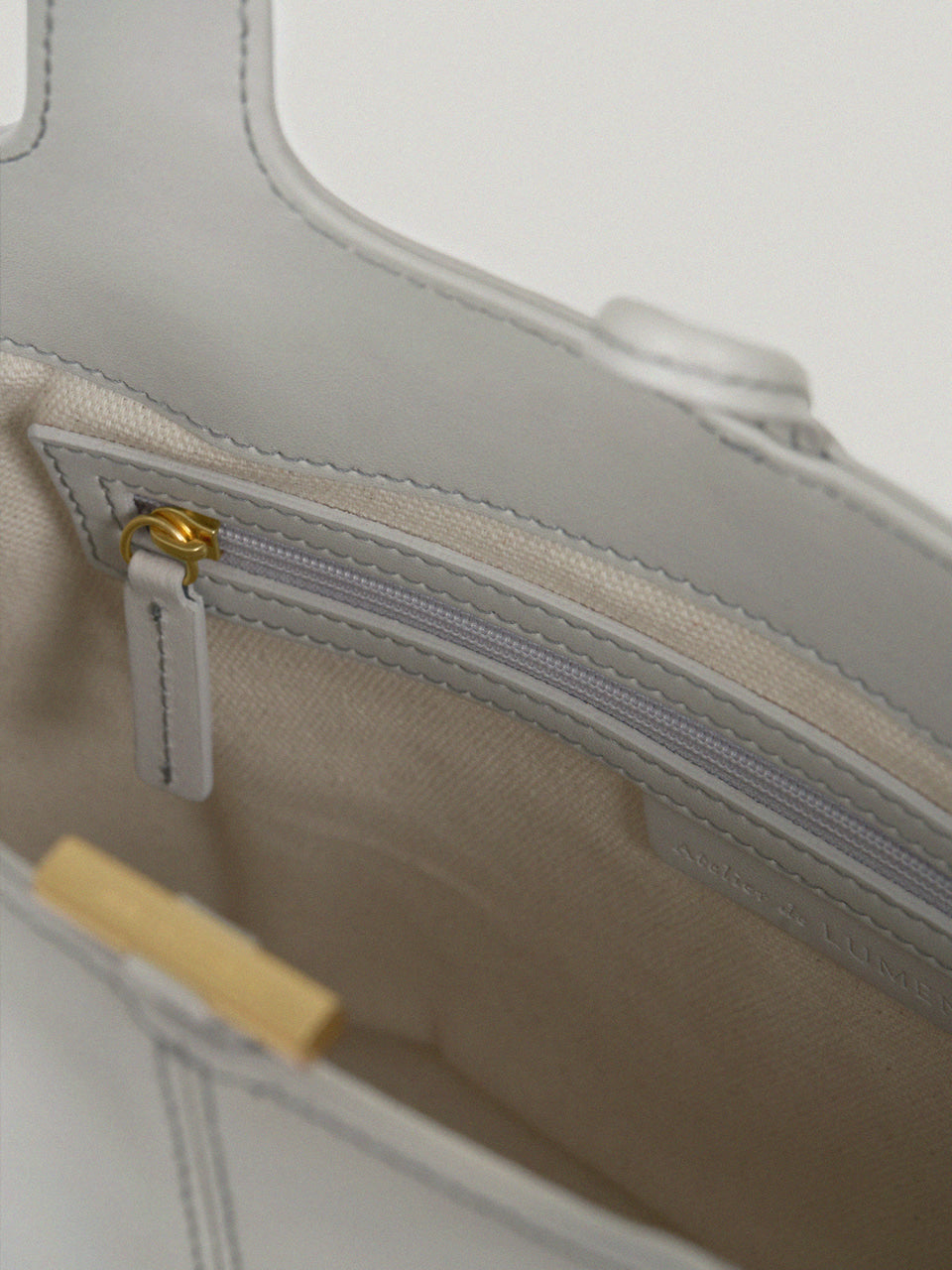 PANIER TOTE BAG (MISTY WHITE)
