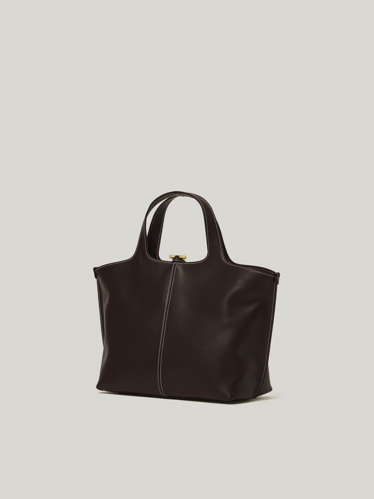 PANIER TOTE BAG (ORGAN BROWN)