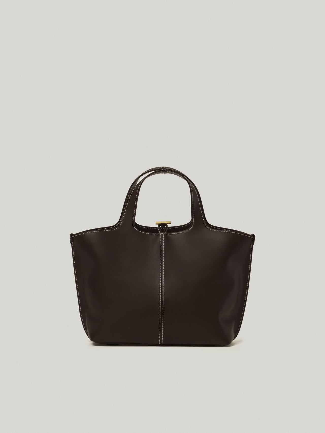 PANIER TOTE BAG (ORGAN BROWN)