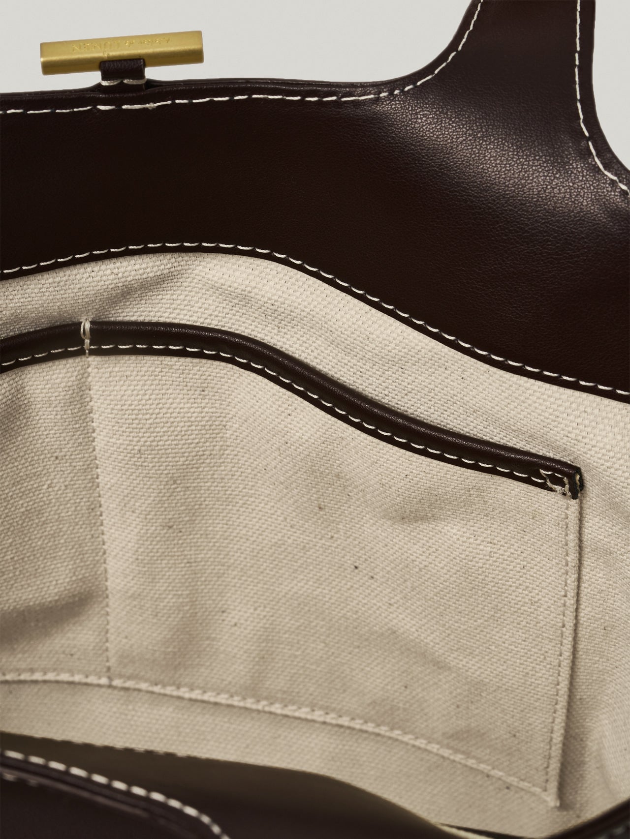 PANIER TOTE BAG (ORGAN BROWN)