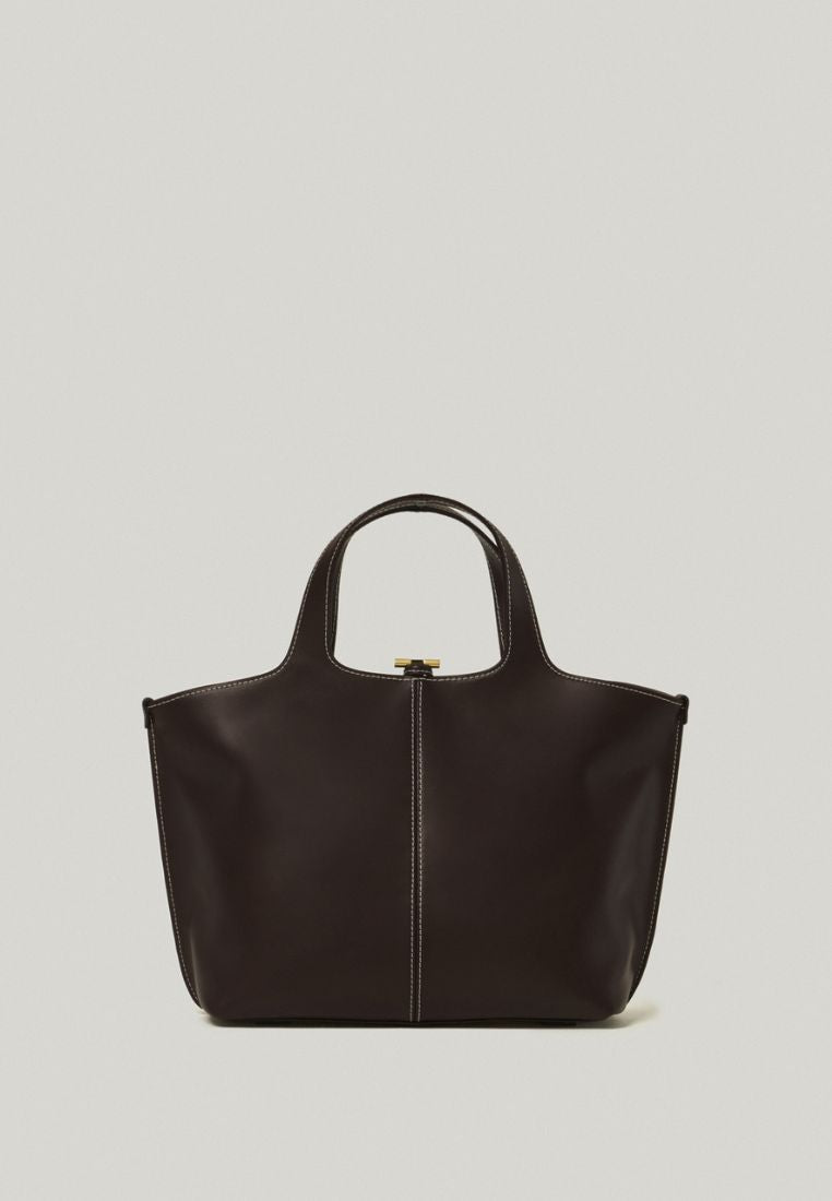 PANIER TOTE BAG (ORGAN BROWN)