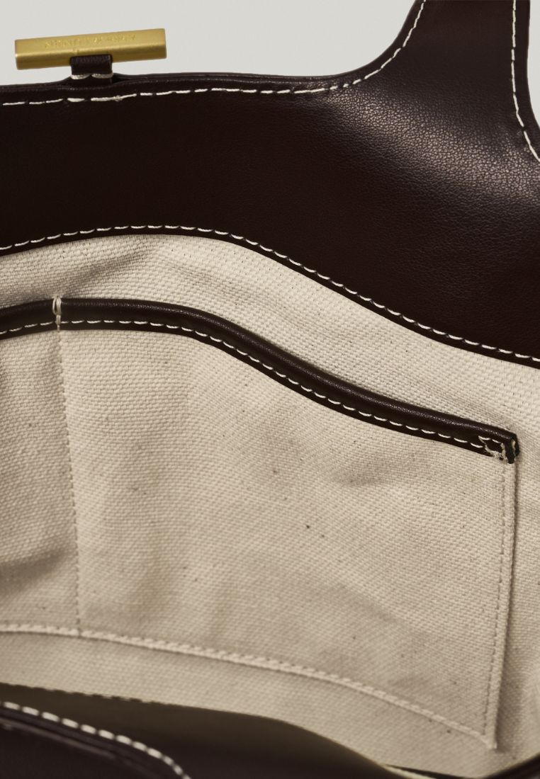 PANIER TOTE BAG (ORGAN BROWN)