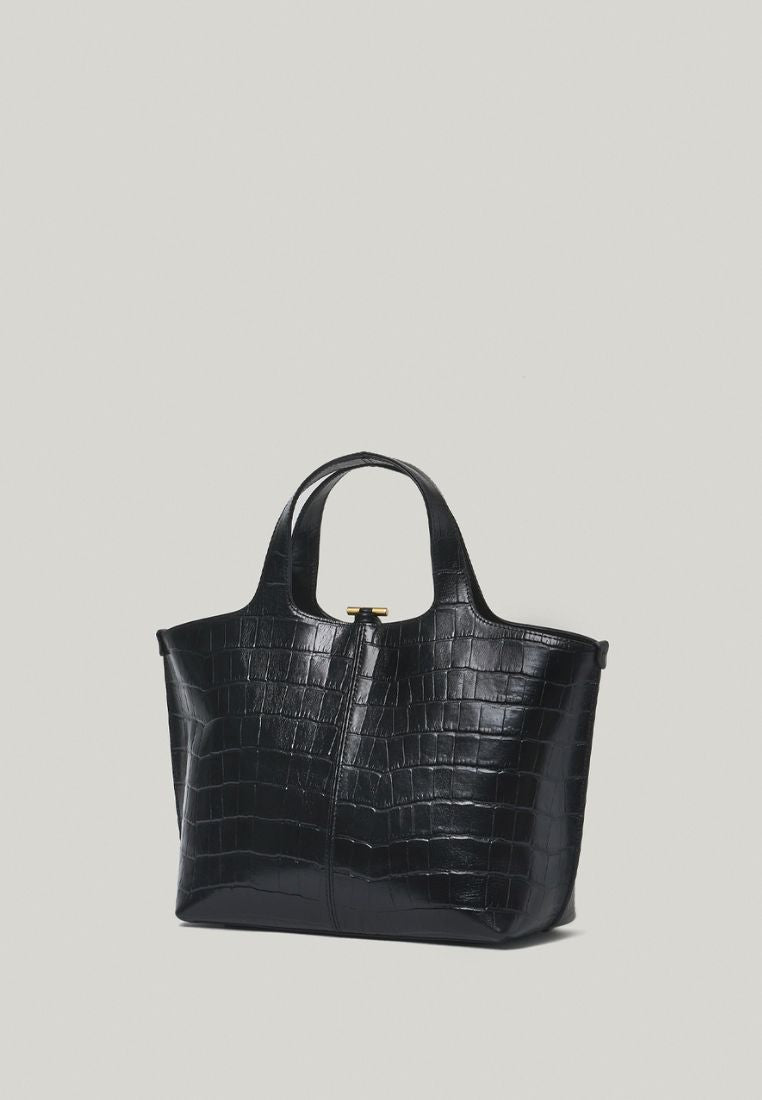PANIER TOTE BAG (PATTERN BLACK)