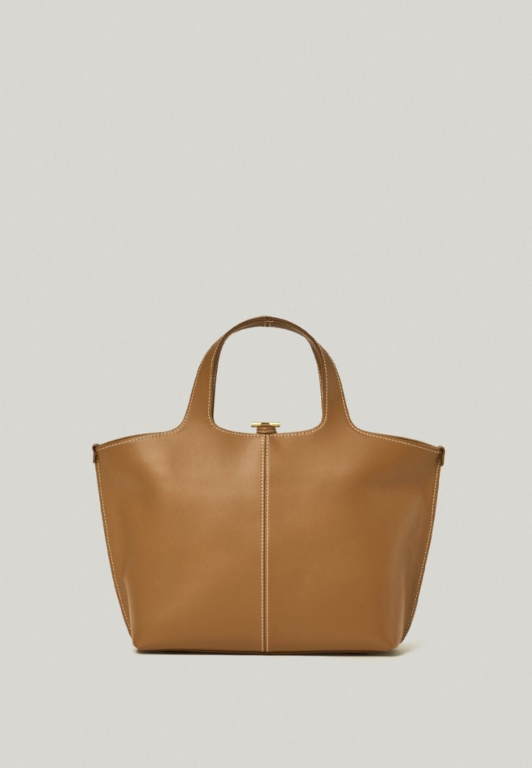 PANIER TOTE BAG (TAN BROWN)