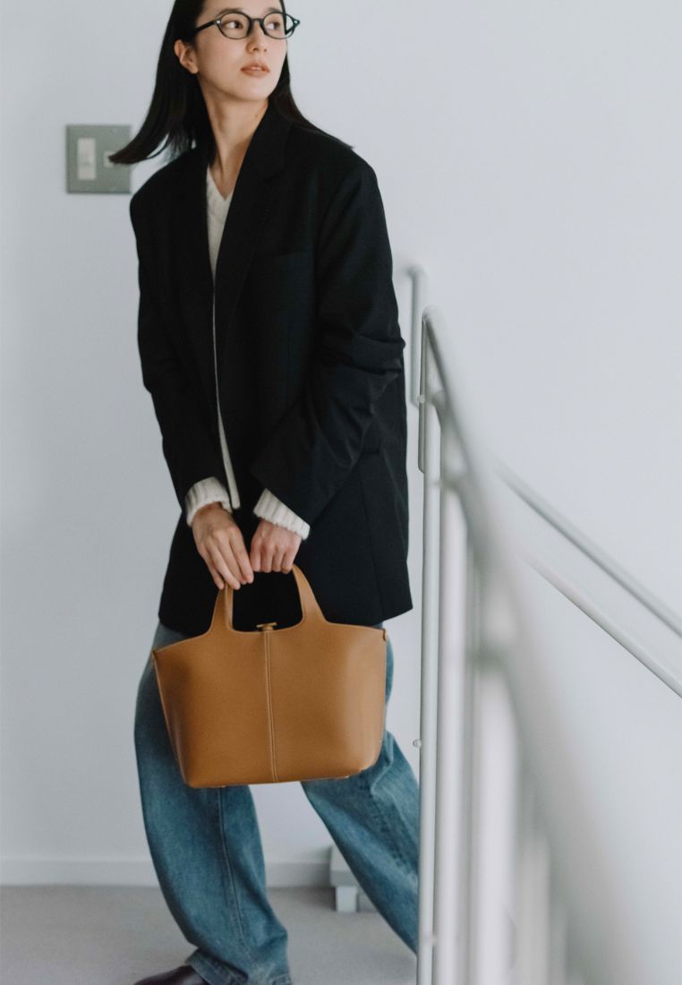PANIER TOTE BAG (TAN BROWN)
