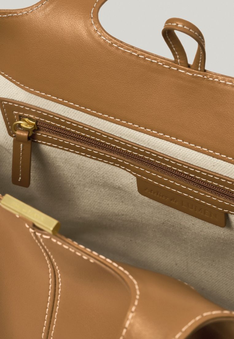PANIER TOTE BAG (TAN BROWN)