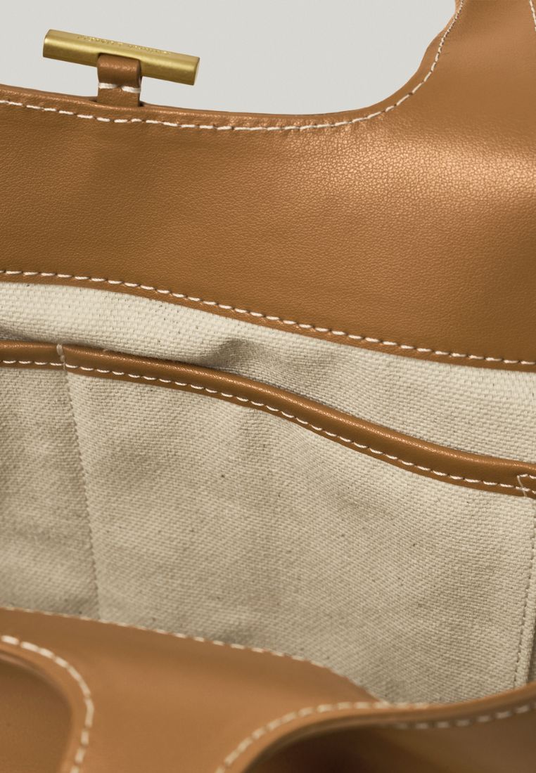 PANIER TOTE BAG (TAN BROWN)