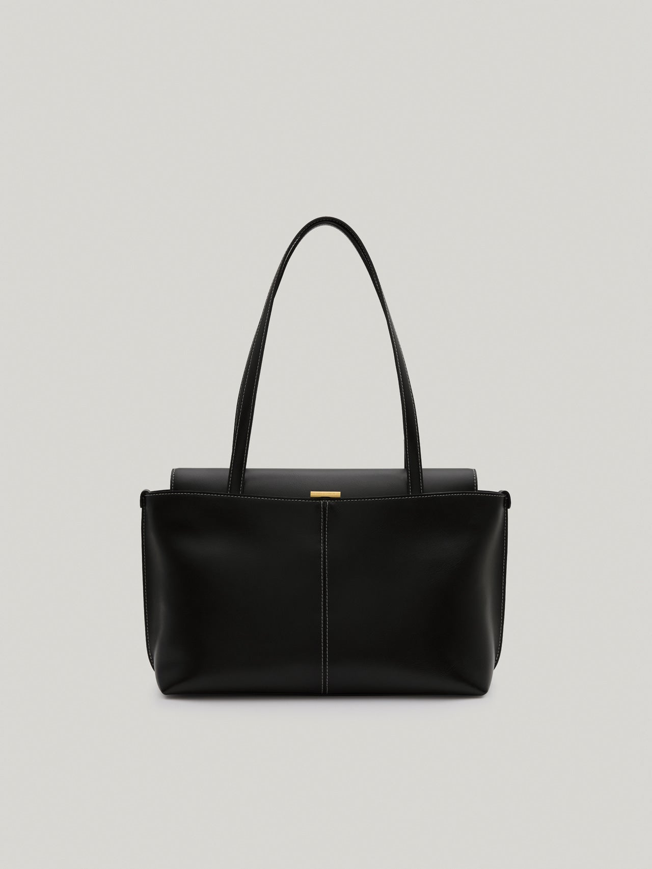 PANIER FLAP BAG (SOFT BLACK)