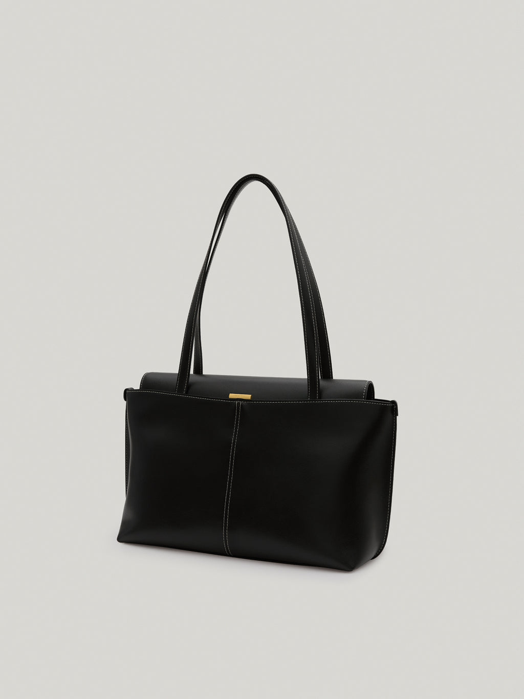 PANIER FLAP BAG (SOFT BLACK)