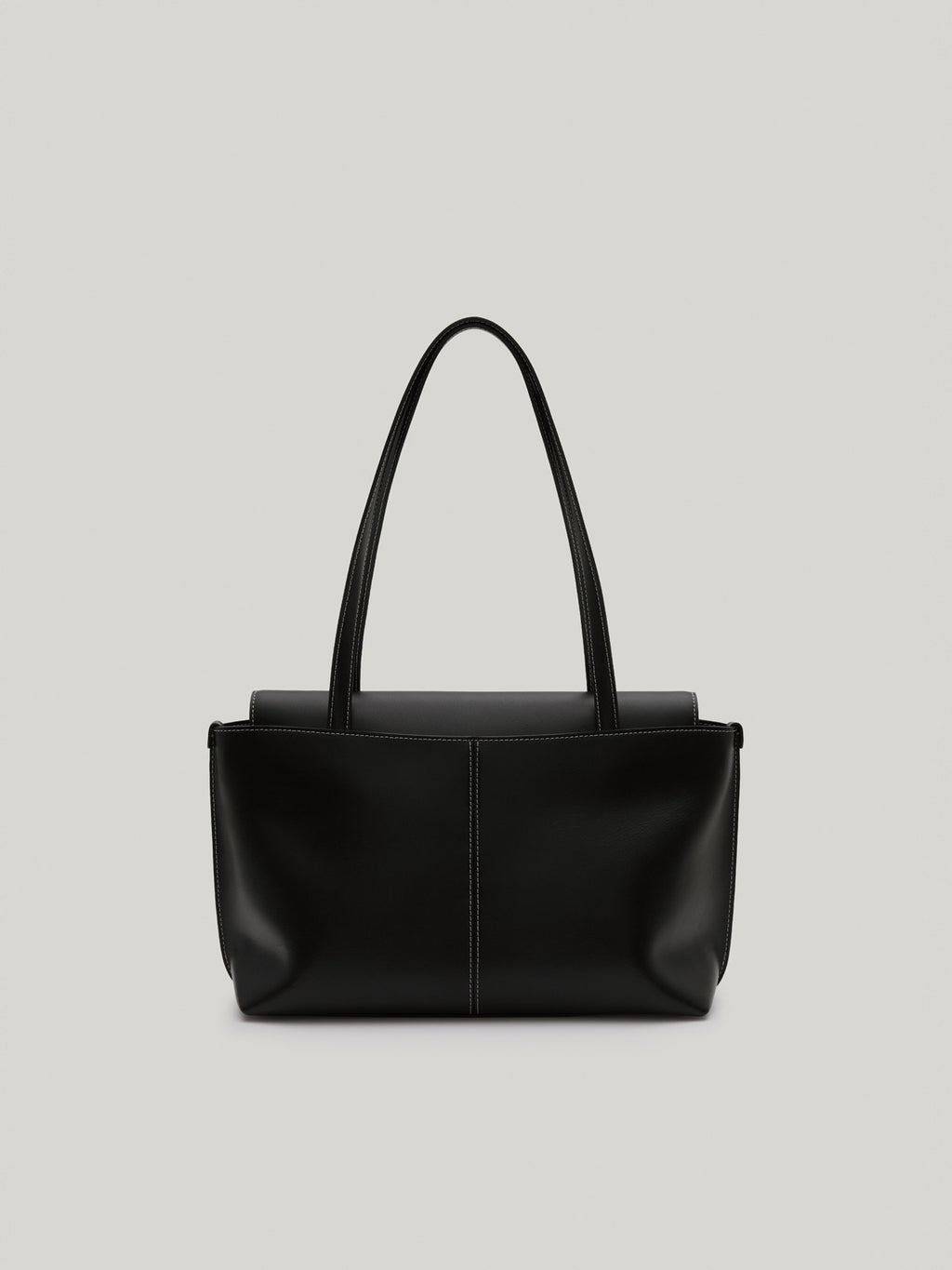 PANIER FLAP BAG (SOFT BLACK)