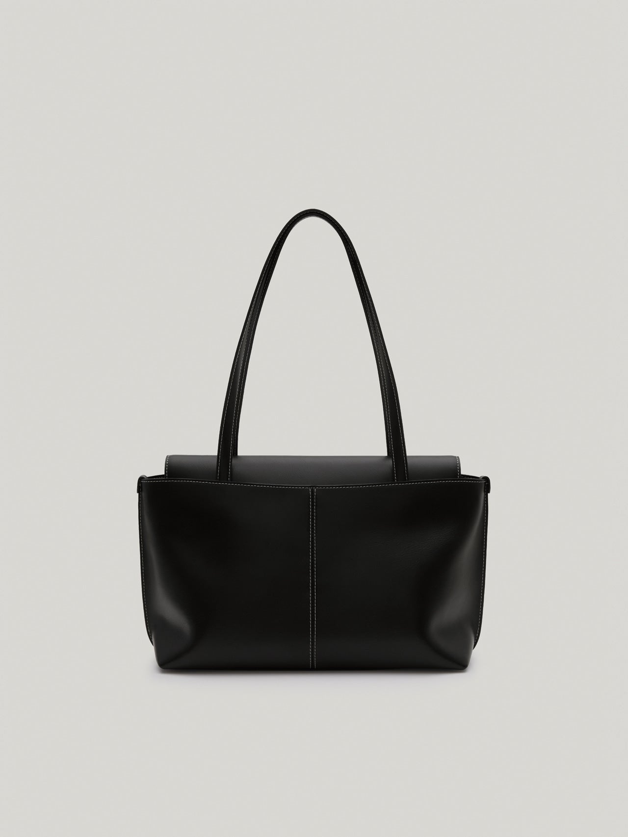 PANIER FLAP BAG (SOFT BLACK)