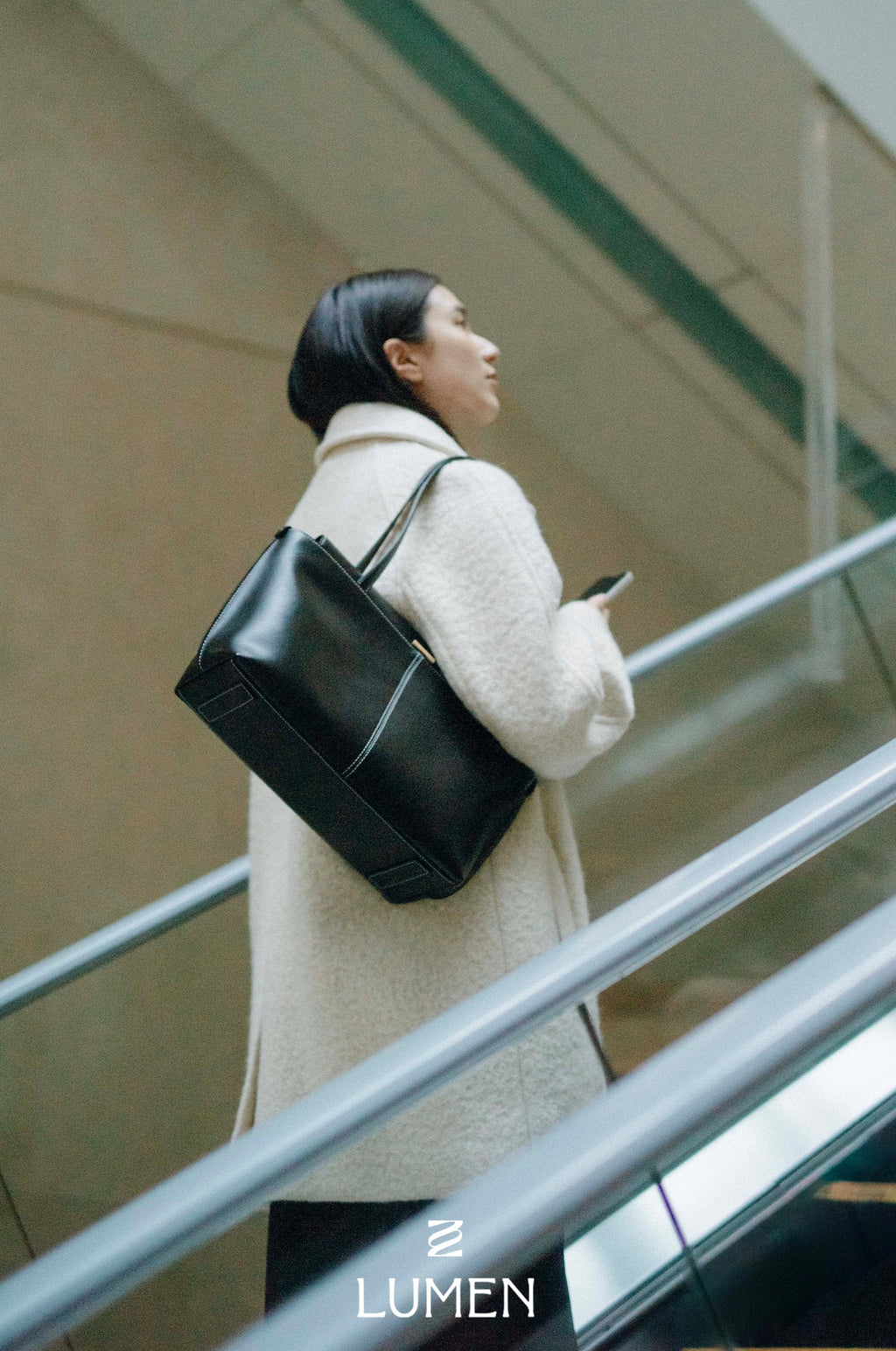 PANIER FLAP BAG (SOFT BLACK)