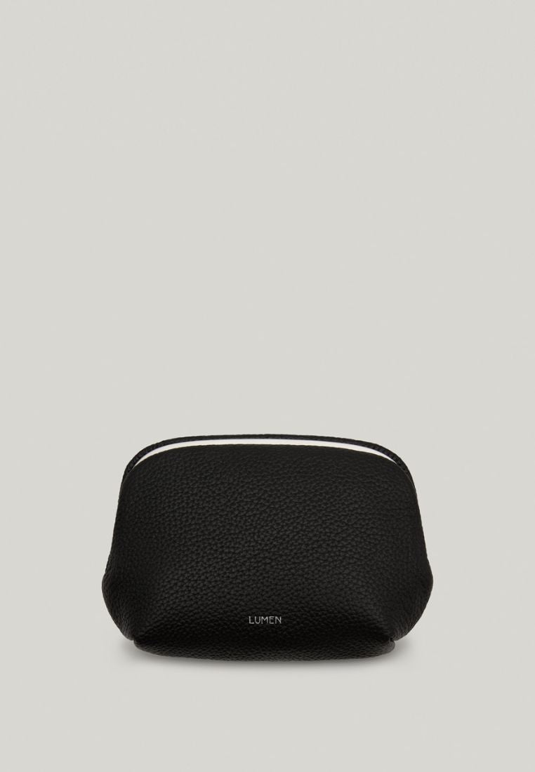 PAVE FRAME POUCH (SOFT BLACK)