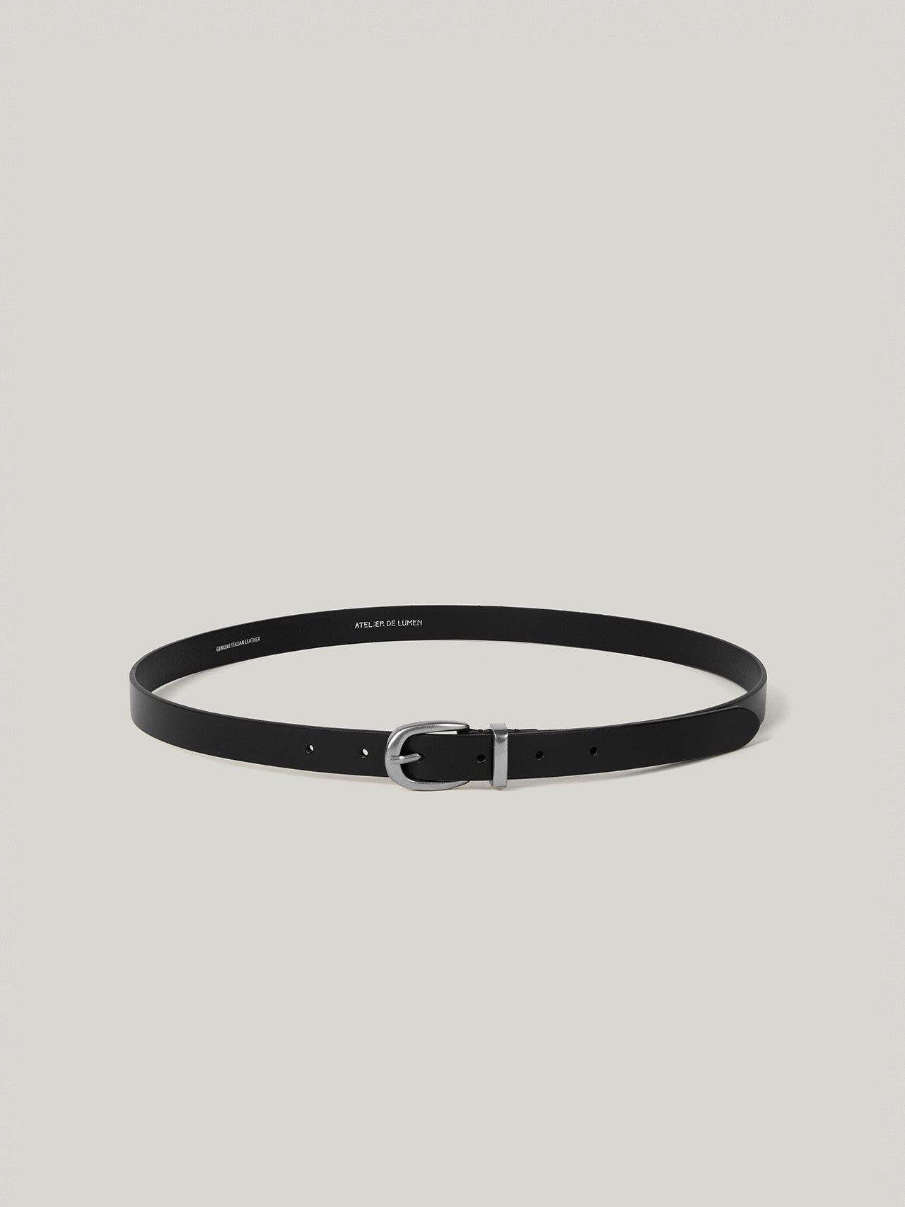 SOBRE AMPLE LEATHER BELT (SOFT BLACK)