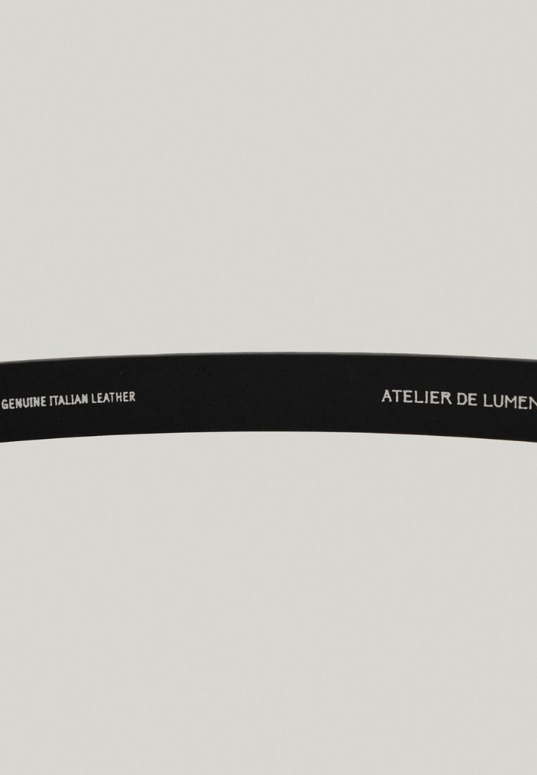 SOBRE LEATHER BELT (SOFT BLACK)