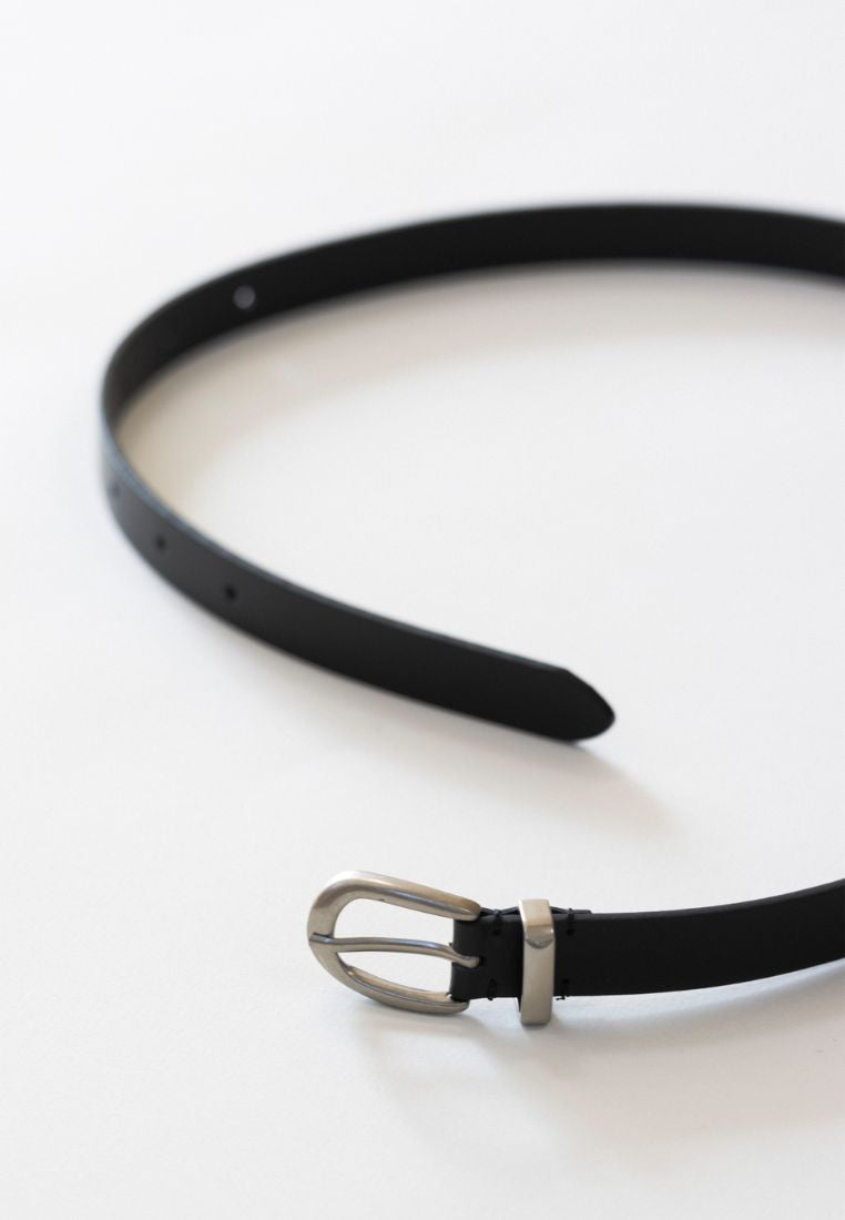 SOBRE LEATHER BELT (SOFT BLACK)