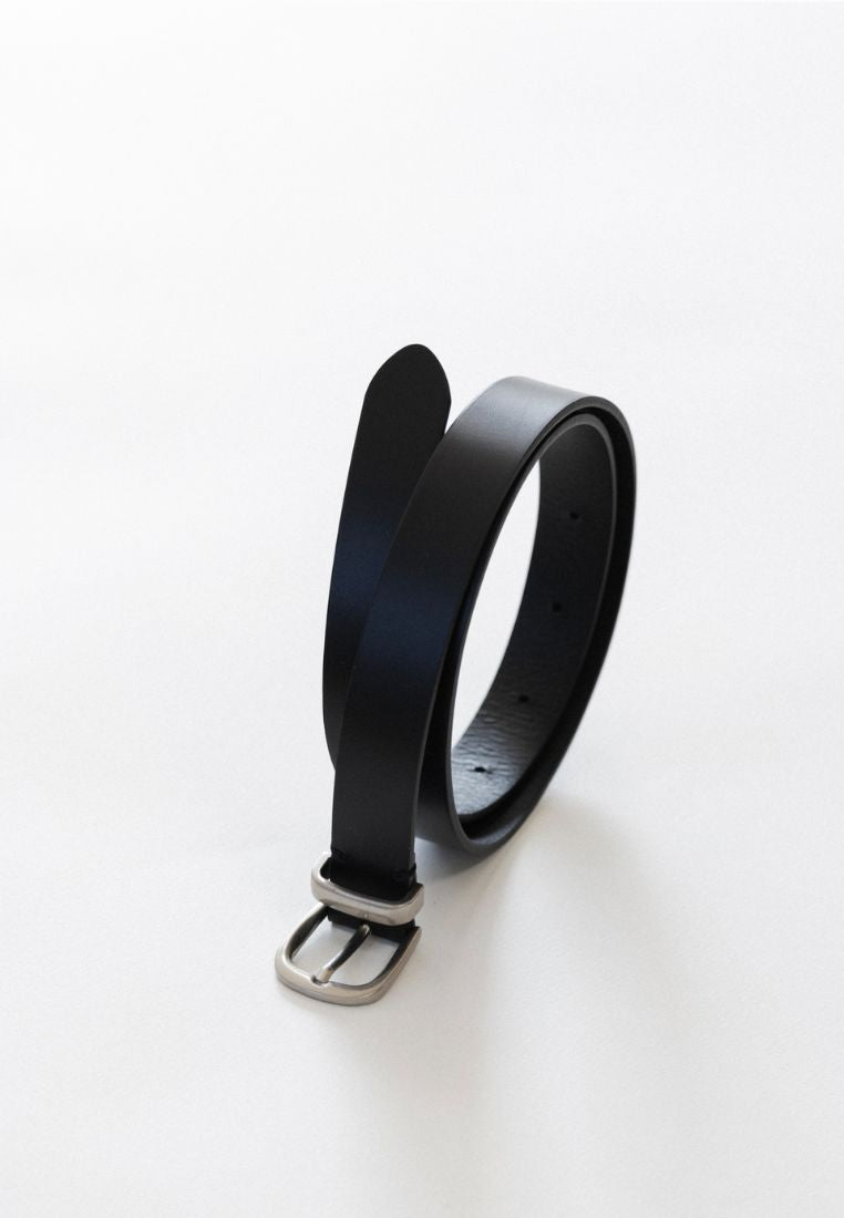 SOBRE LEATHER BELT (SOFT BLACK)