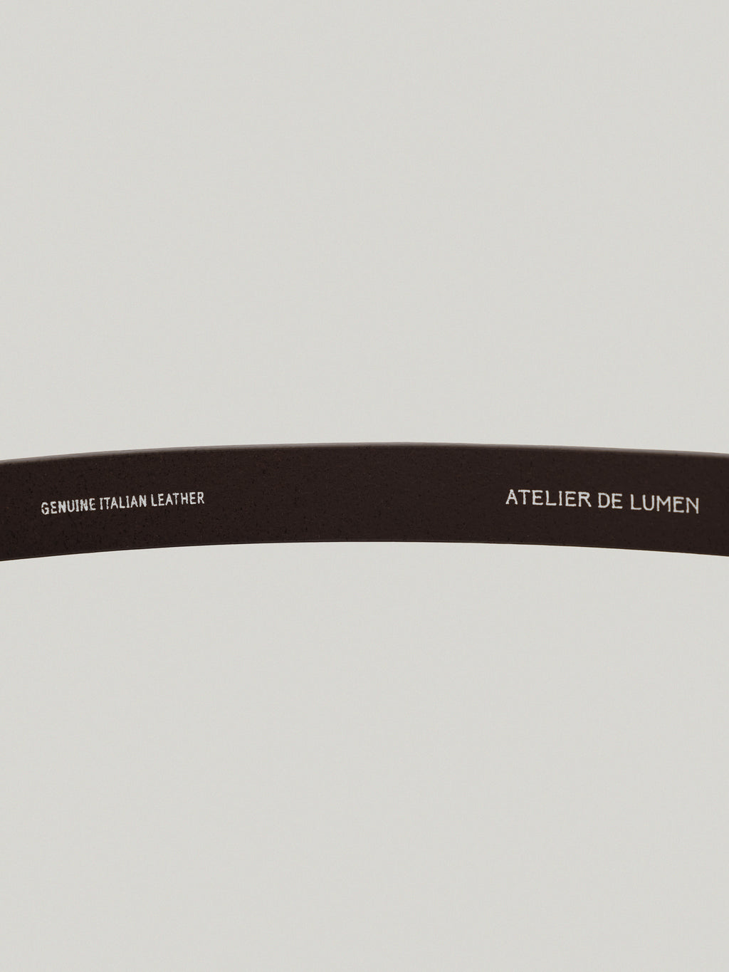 SOBRE LEATHER BELT (ORGAN BROWN)