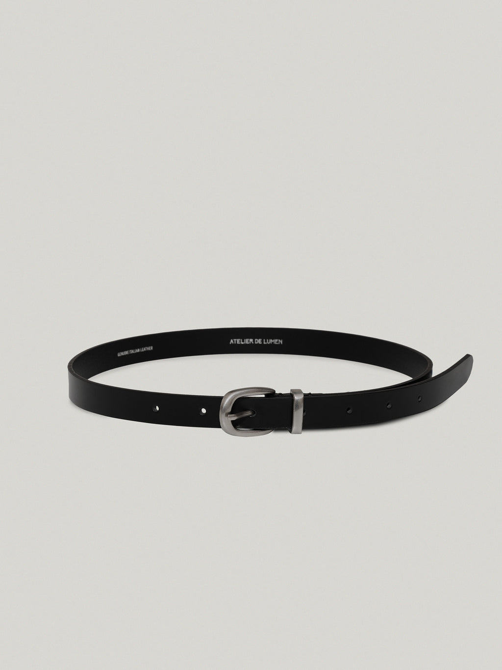 SOBRE LEATHER BELT (SOFT BLACK)