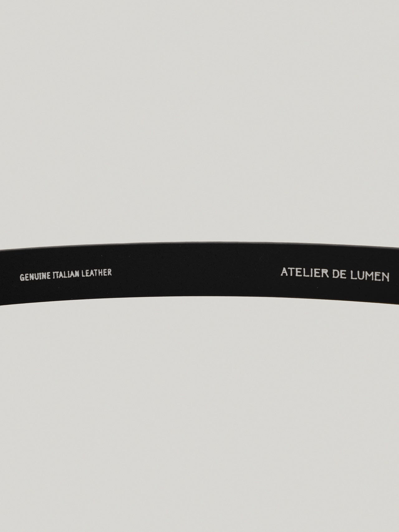 SOBRE LEATHER BELT (SOFT BLACK)