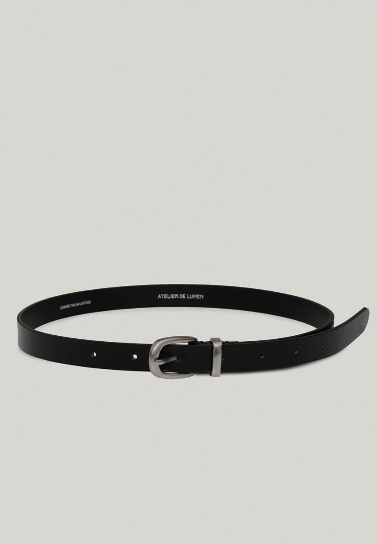 SOBRE LEATHER BELT (SOFT BLACK)