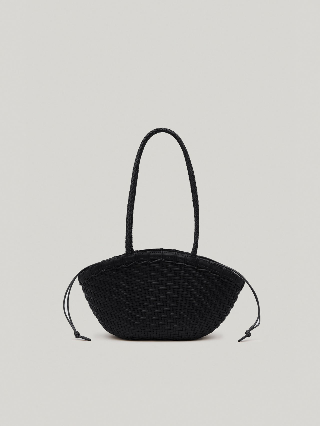 TWIG BASKET SHOULDER BAG (DRIED BLACK)