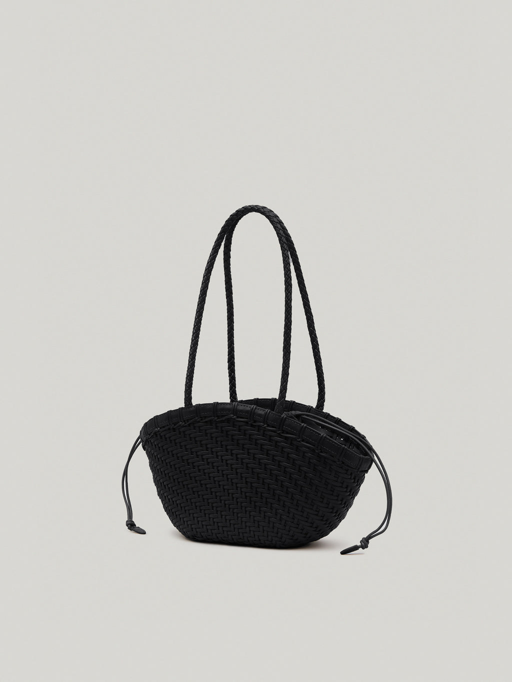TWIG BASKET SHOULDER BAG (DRIED BLACK)