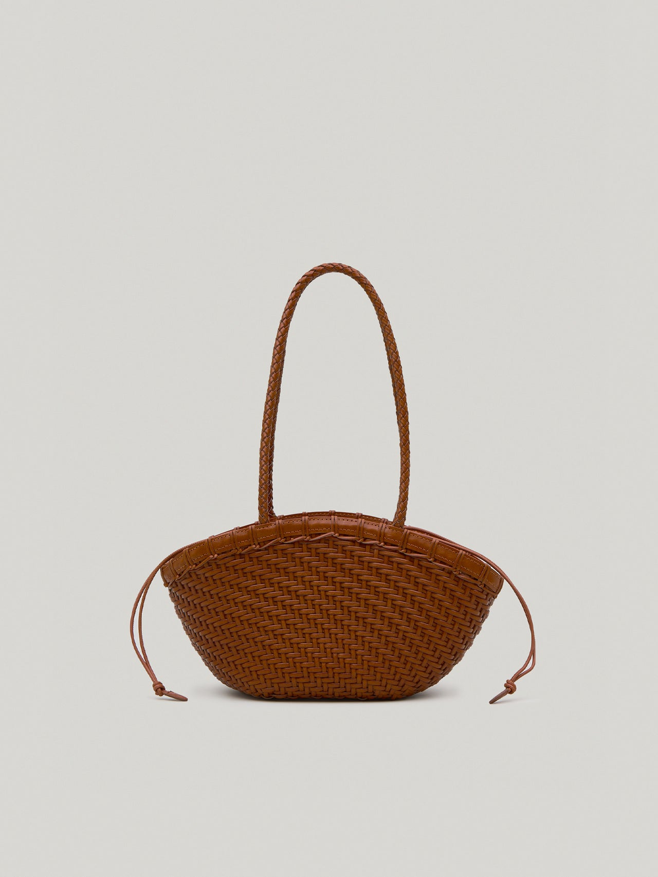TWIG BASKET SHOULDER BAG (DRIED TAN)