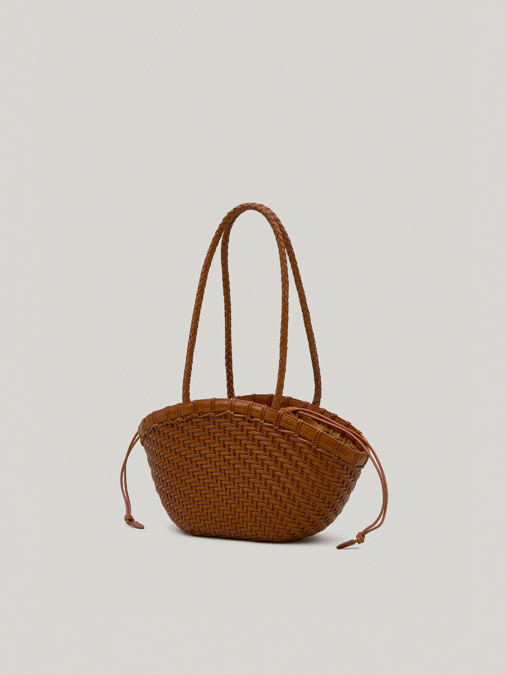 TWIG BASKET SHOULDER BAG (DRIED TAN)