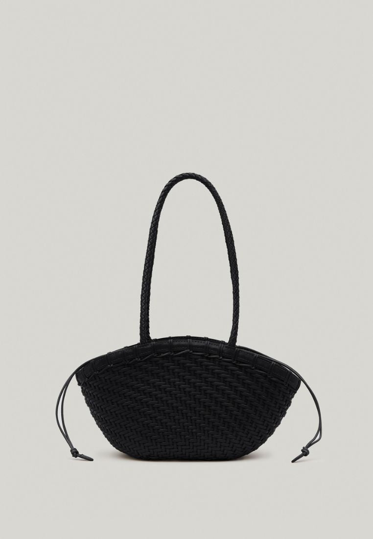 TWIG BASKET SHOULDER BAG (DRIED BLACK)