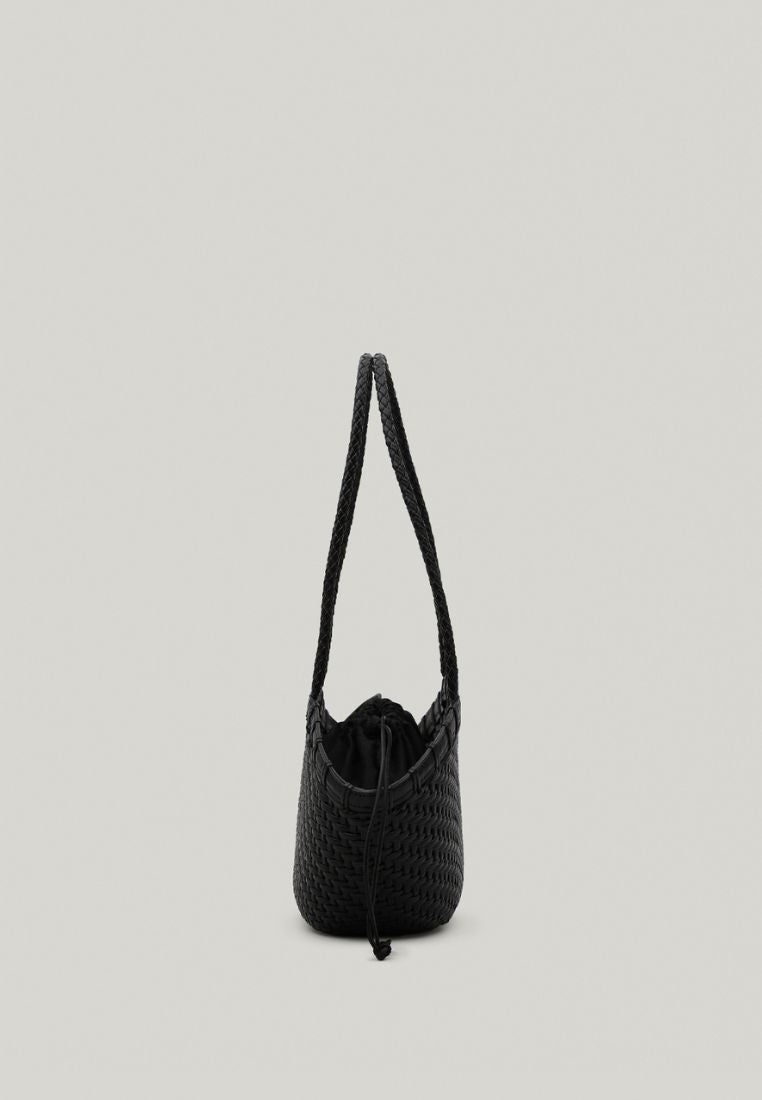 TWIG BASKET SHOULDER BAG (DRIED BLACK)
