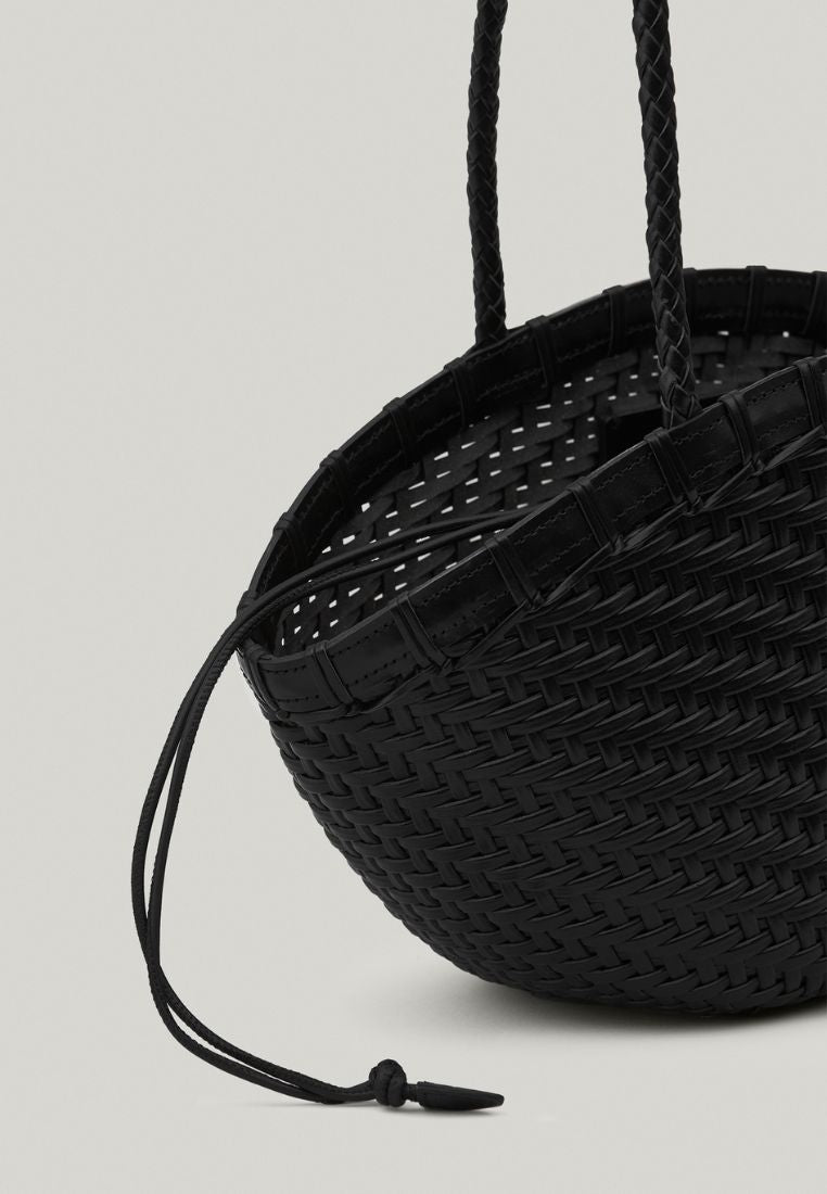 TWIG BASKET SHOULDER BAG (DRIED BLACK)