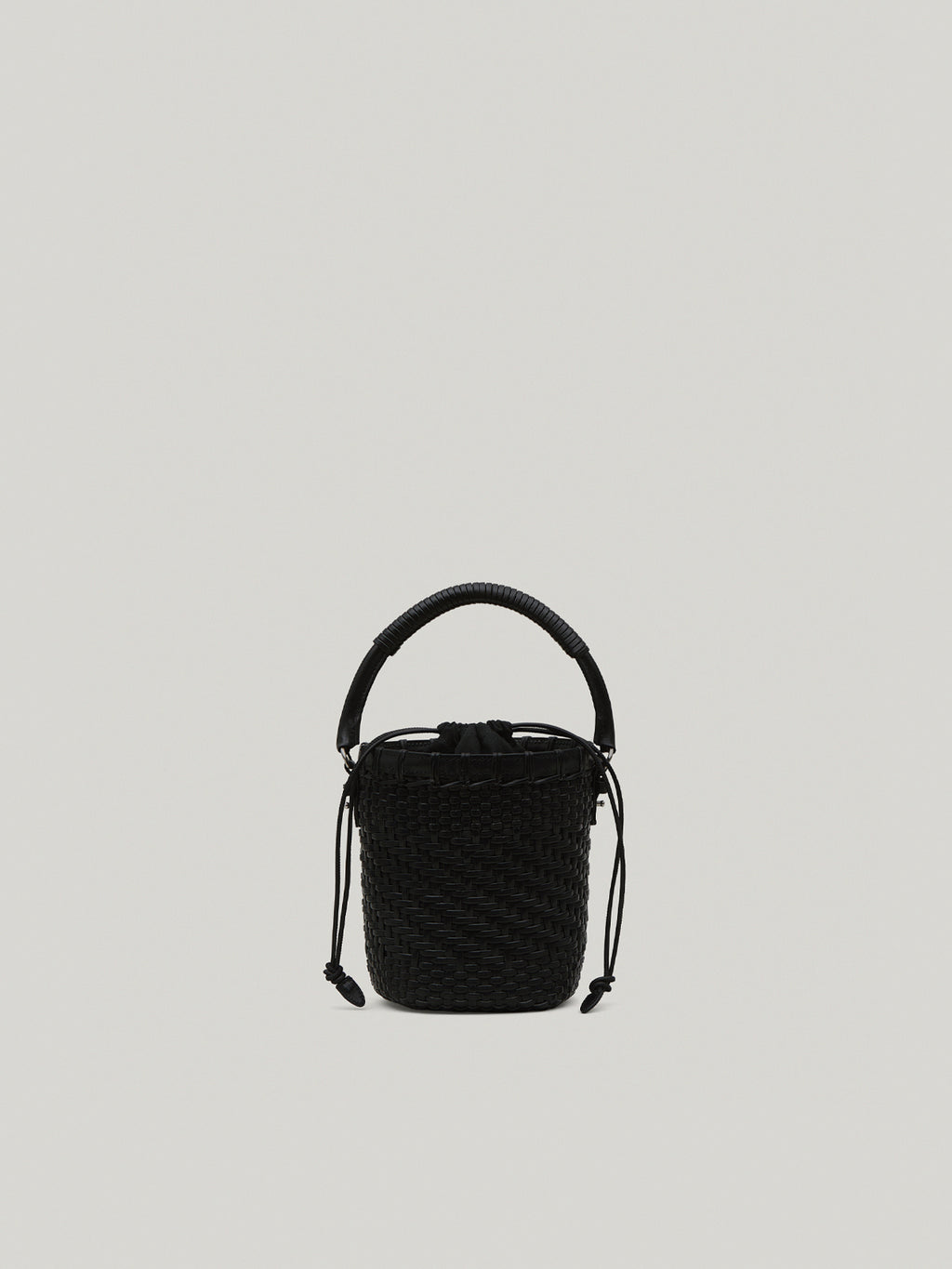 TWIG BASKET TOTE BAG (DRIED BLACK)