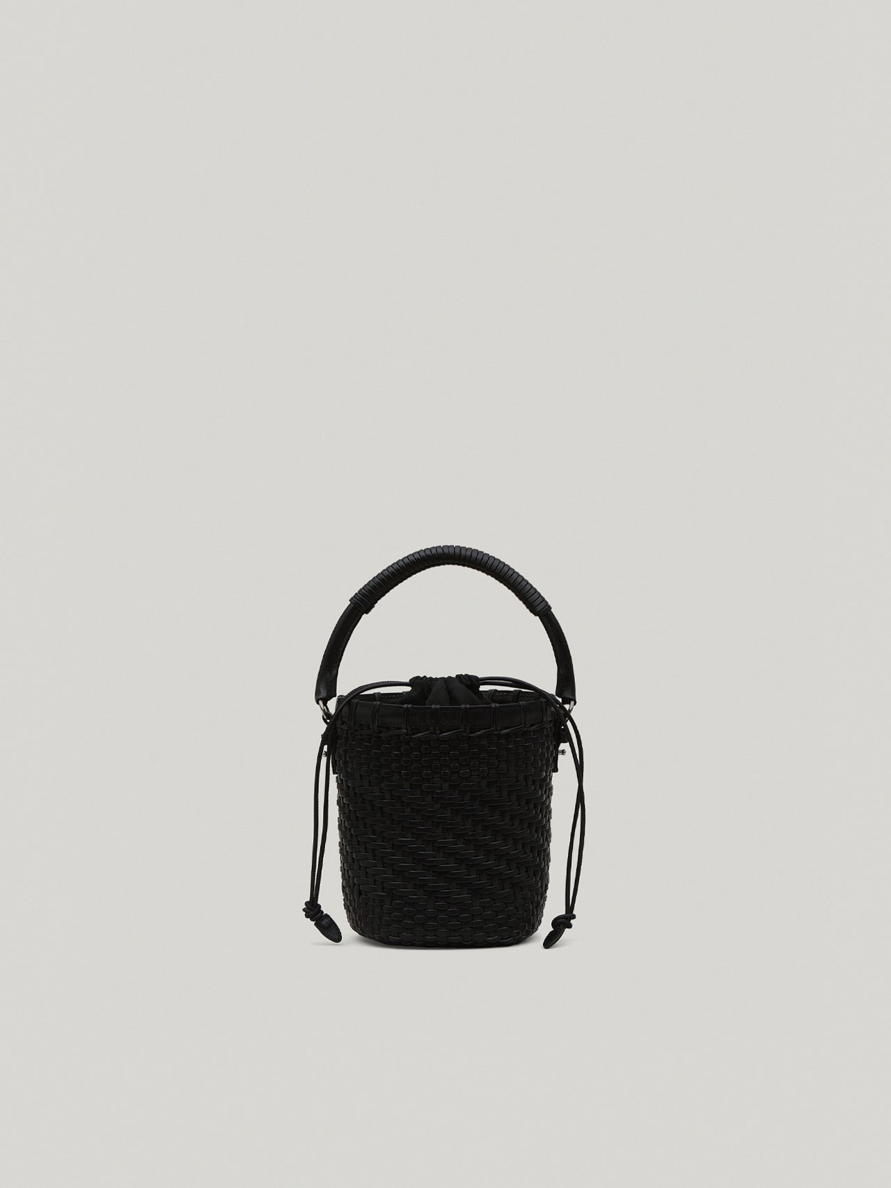 TWIG BASKET TOTE BAG (DRIED BLACK)