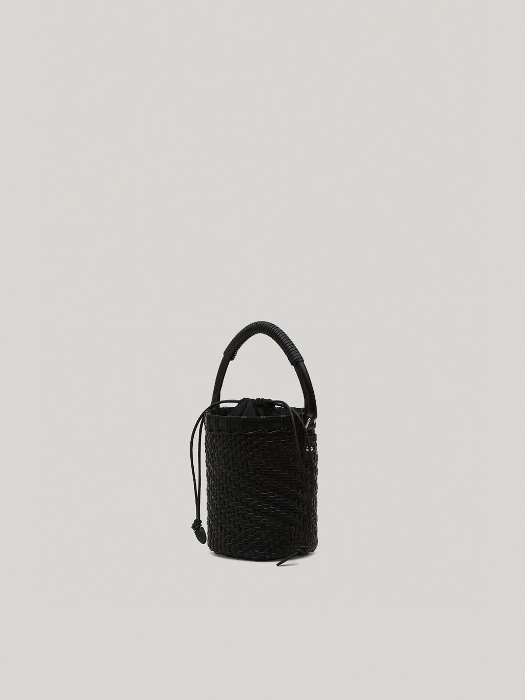 TWIG BASKET TOTE BAG (DRIED BLACK)