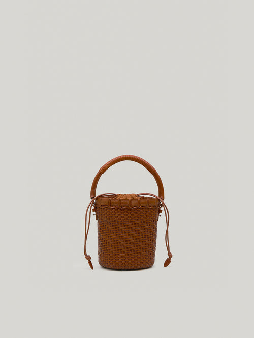 TWIG BASKET TOTE BAG (DRIED TAN)