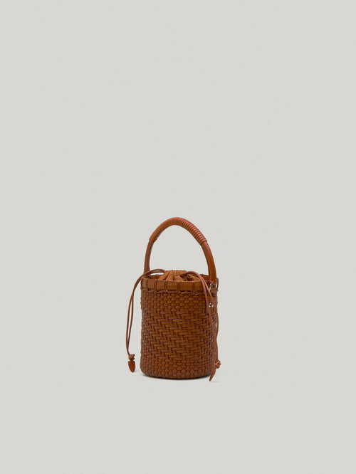 TWIG BASKET TOTE BAG (DRIED TAN)