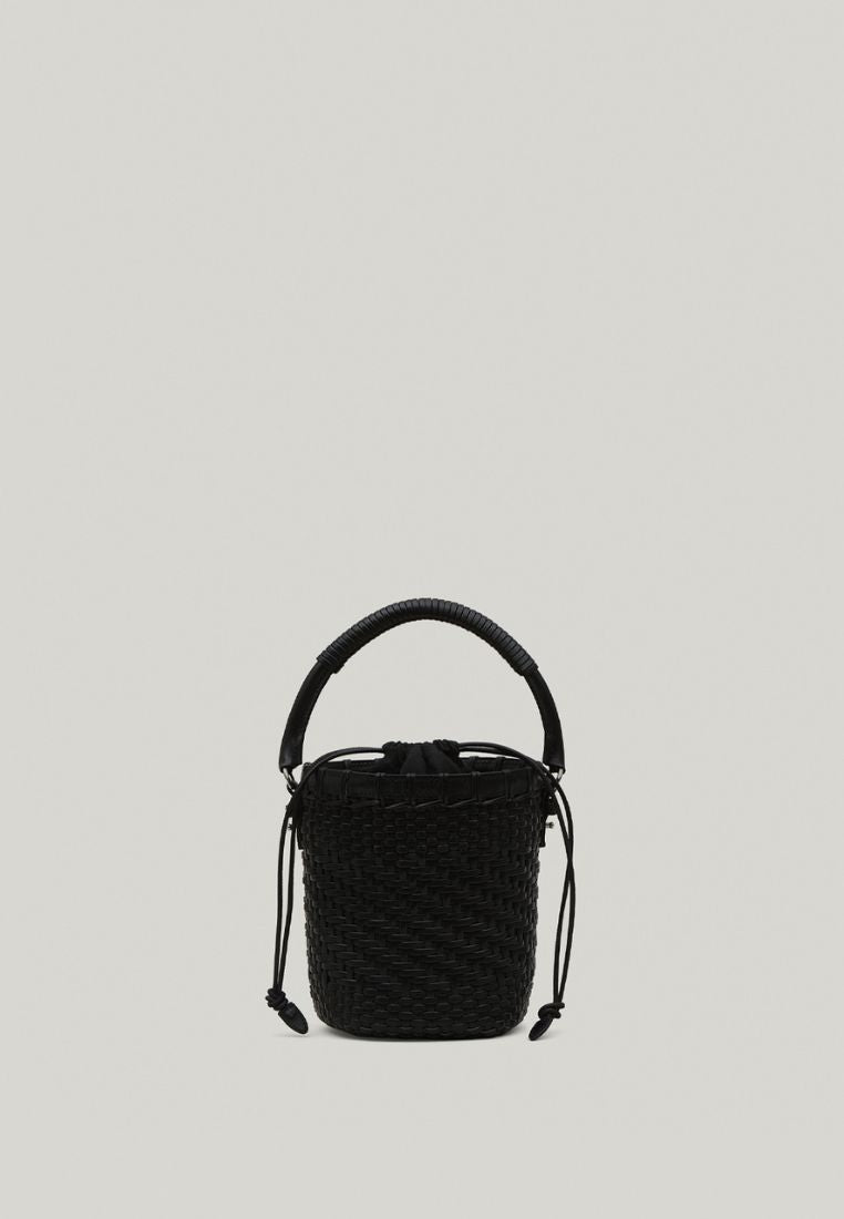 TWIG BASKET TOTE BAG (DRIED BLACK)