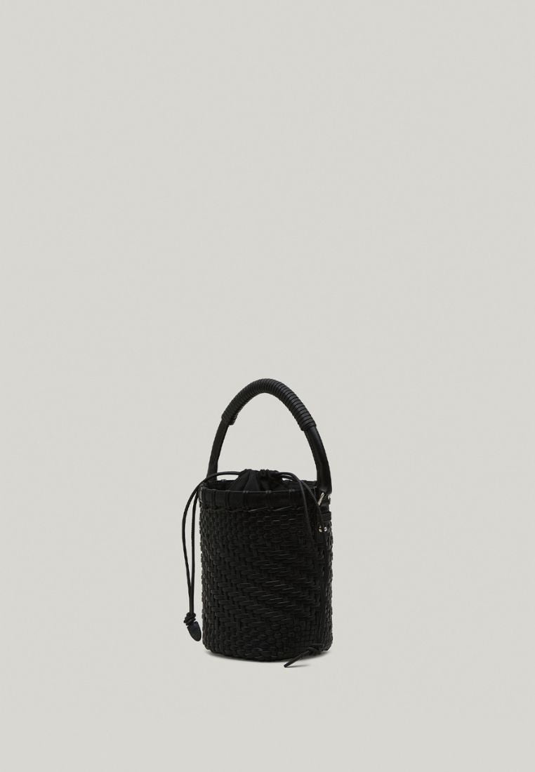 TWIG BASKET TOTE BAG (DRIED BLACK)