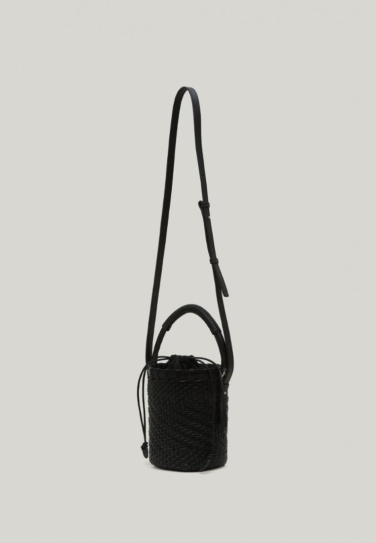 TWIG BASKET TOTE BAG (DRIED BLACK)